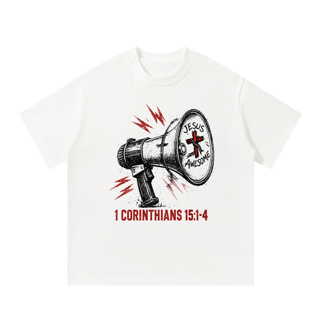 Jesus awesome megaphone T-Shirt