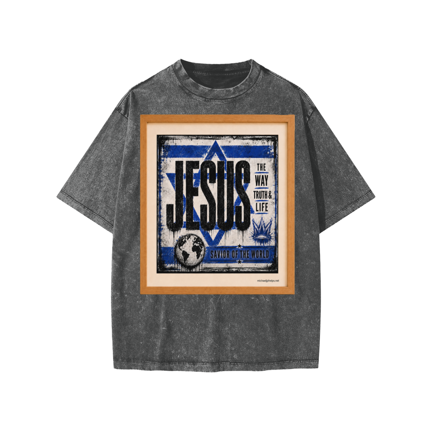 Jesus picture frame Kids' T-Shirt