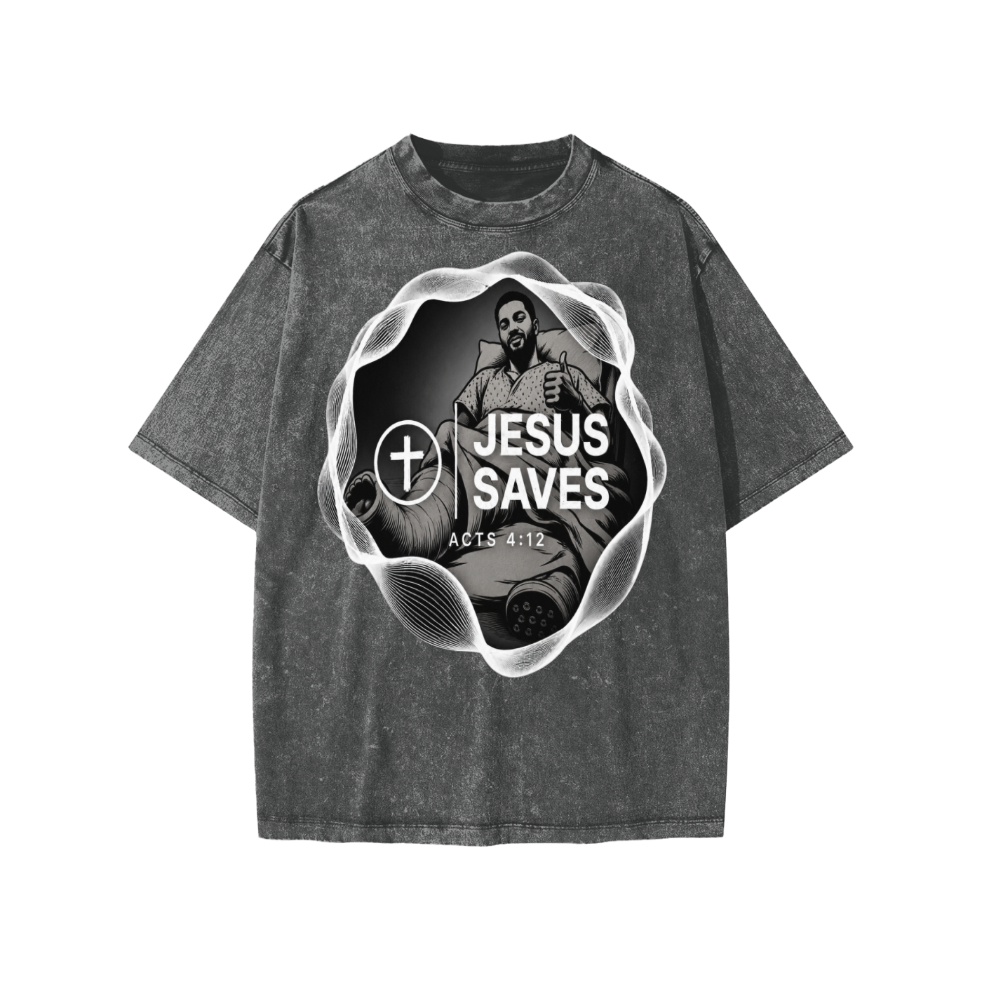 Jesus saves (Acts 4:12) Kids' T-Shirt