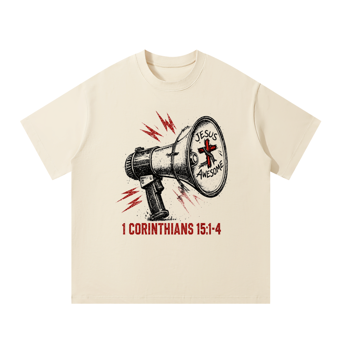 Jesus awesome megaphone T-Shirt