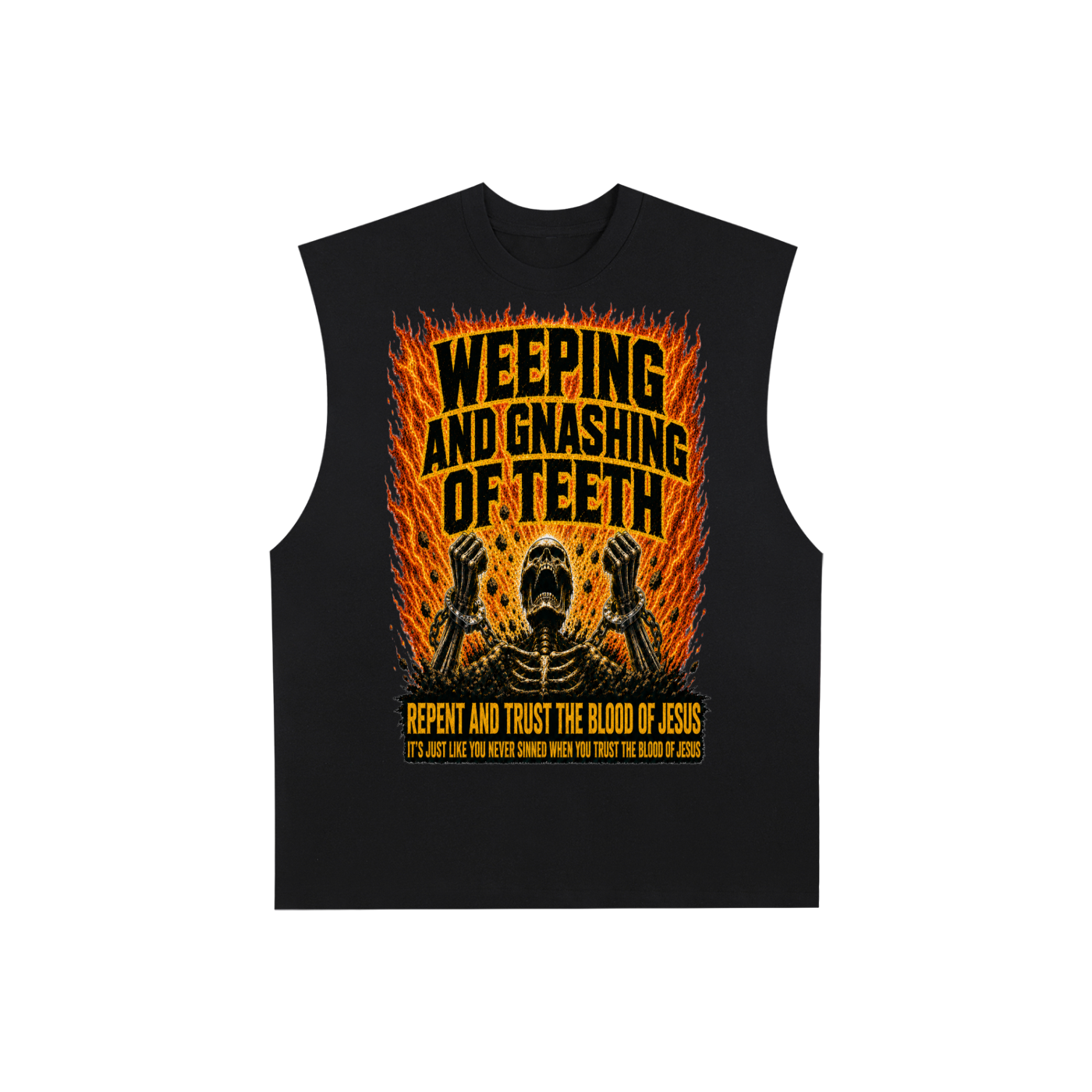 Weeping and gnashing of teeth Tank Top