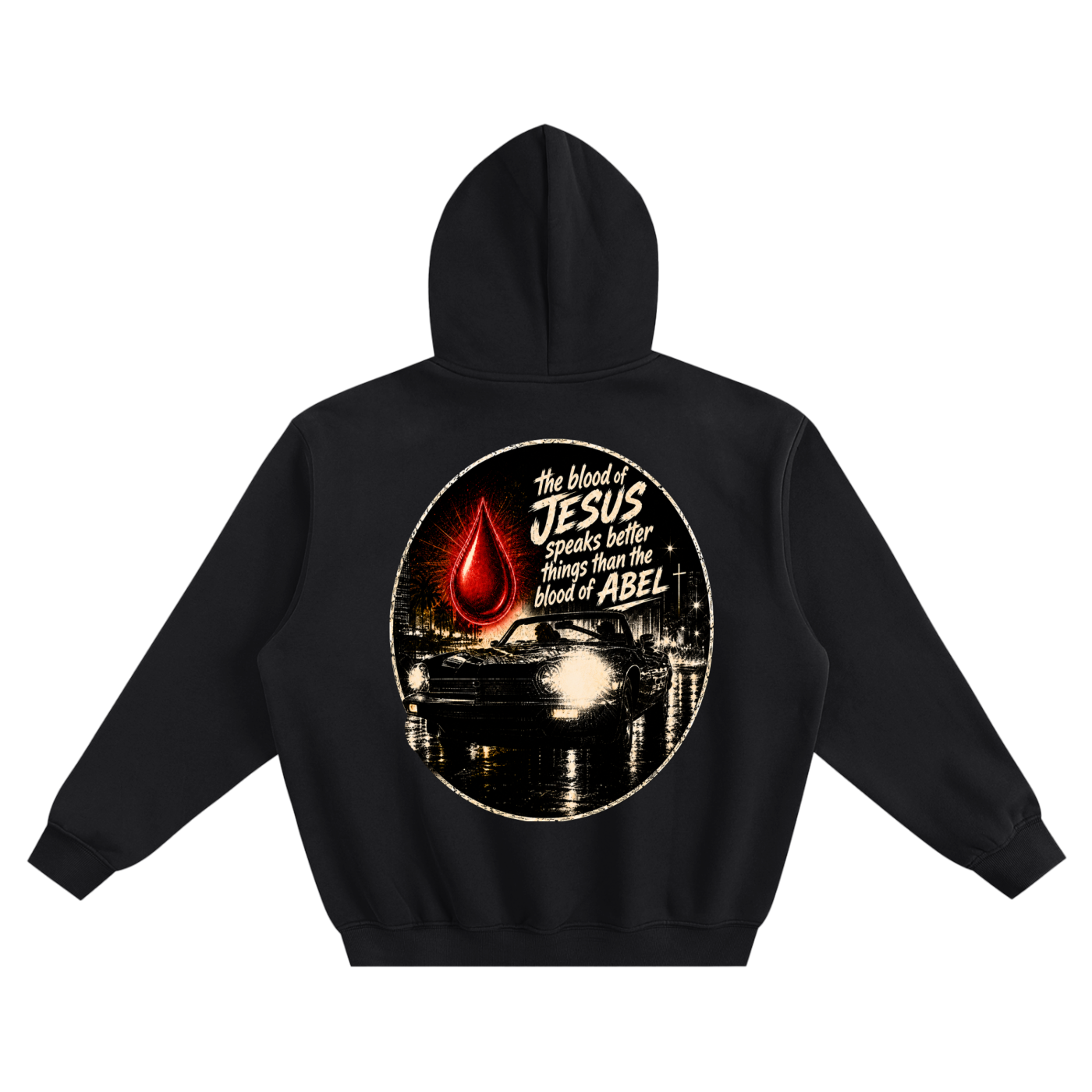 Jesus Blood bag Hoodie