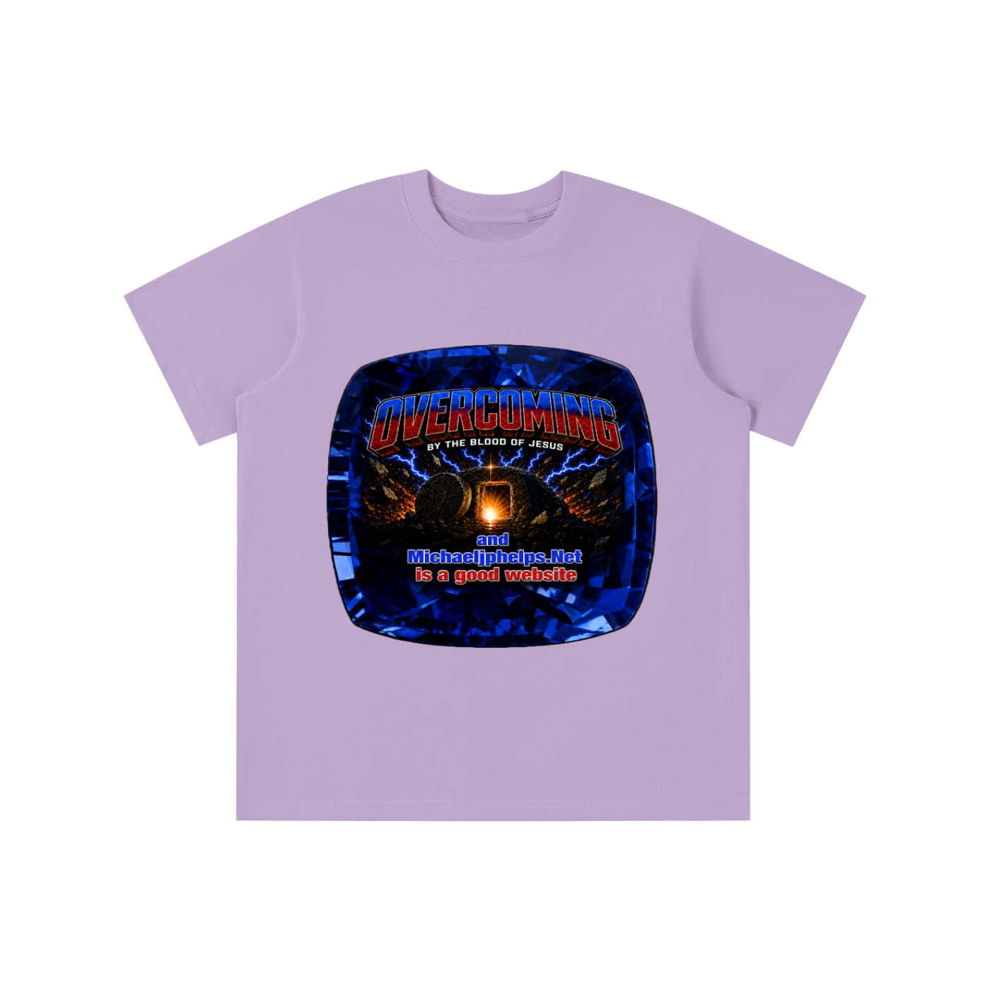 Overcoming by the blood of Jesus youth T-shirt