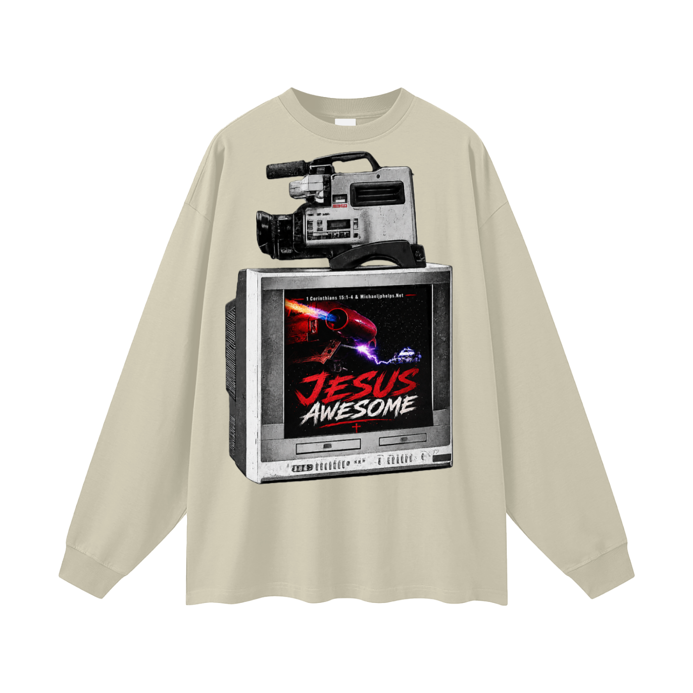 Jesus awesome Long Sleeve T-Shirt
