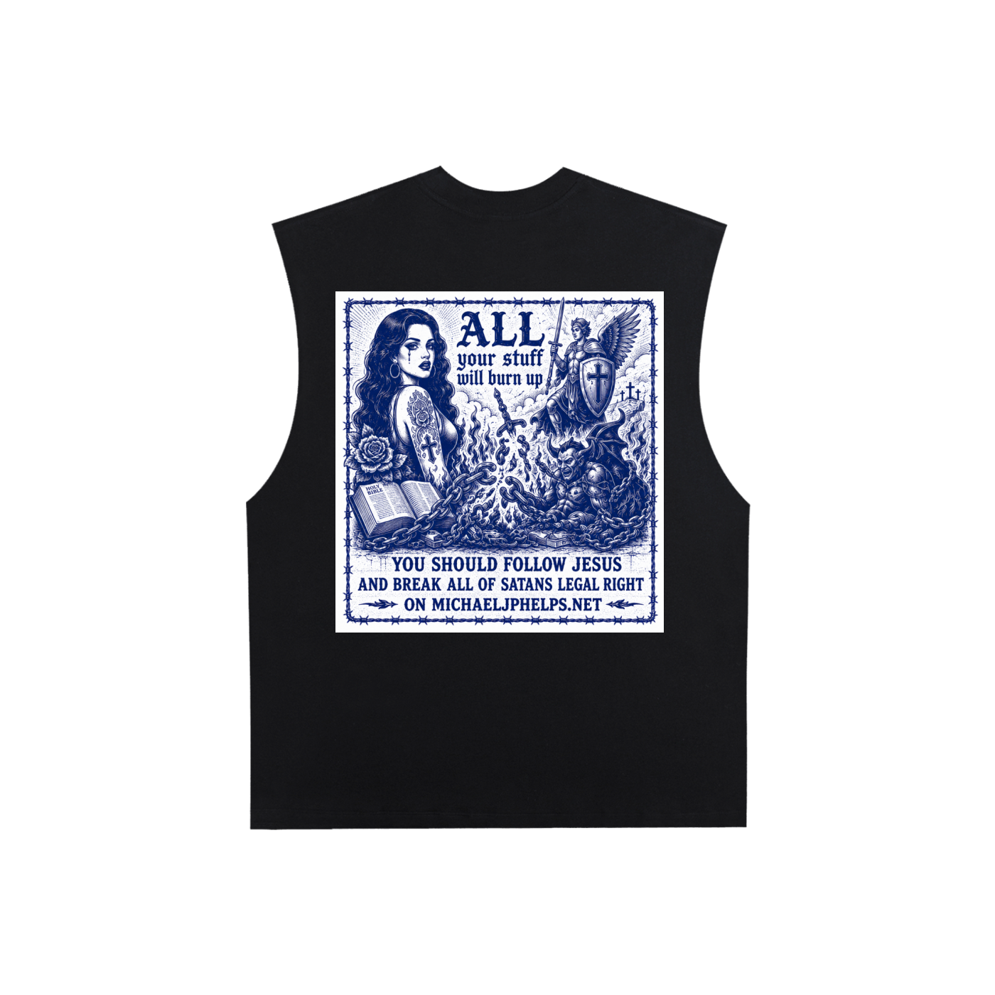 She Hates you satan Tank Top