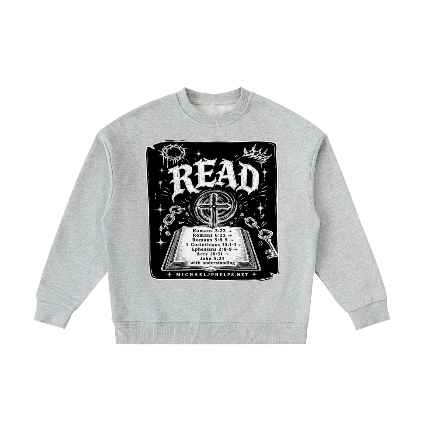 Read youth Crewneck Sweatshirt