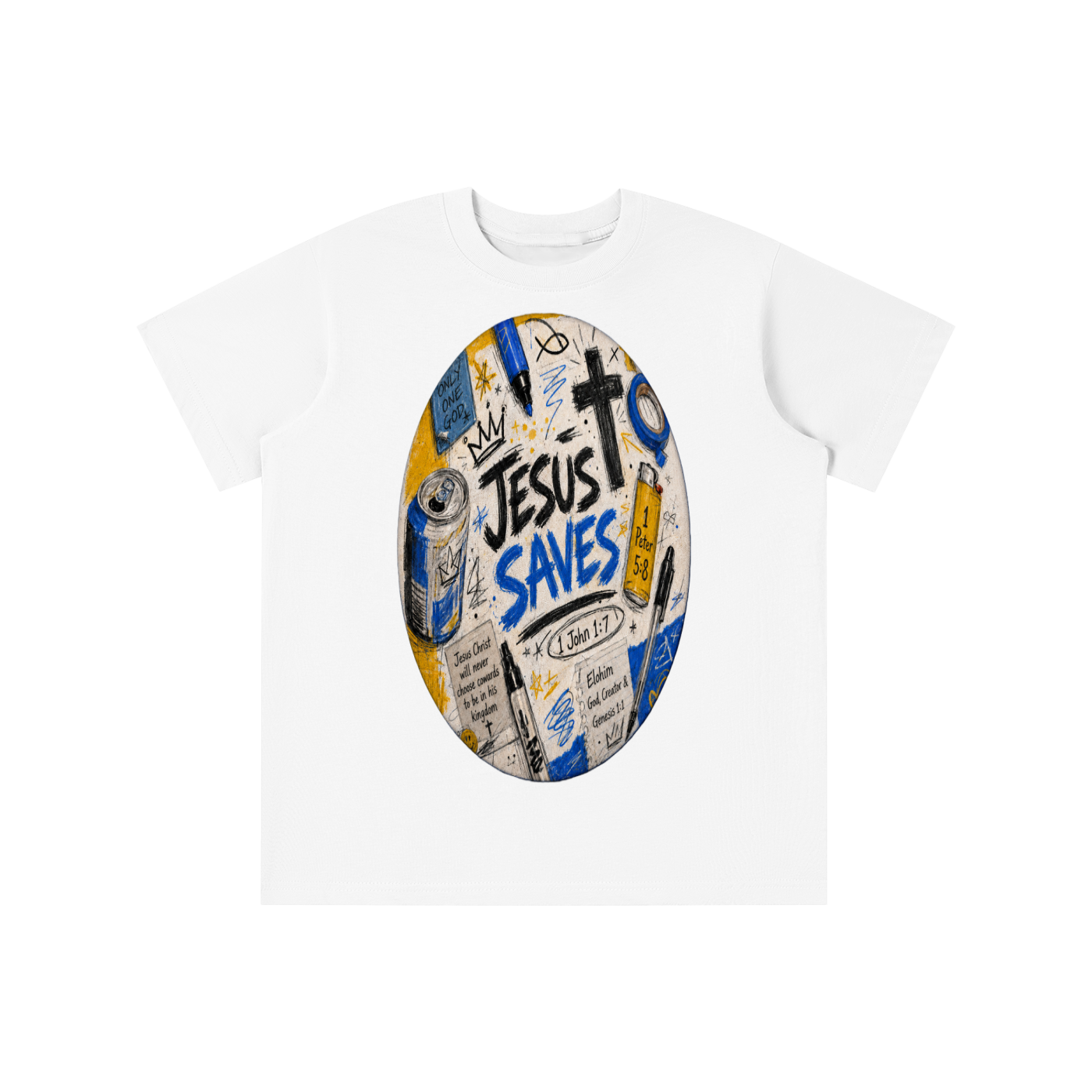 Jesus saves youth T-shirt