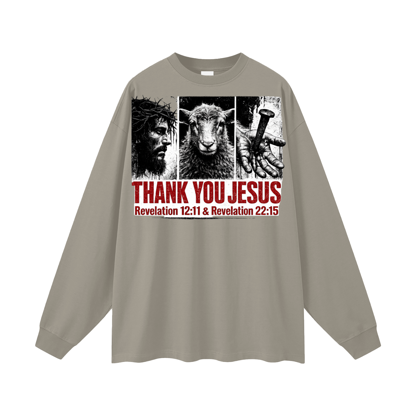 Thank you Jesus Long Sleeve T-Shirt