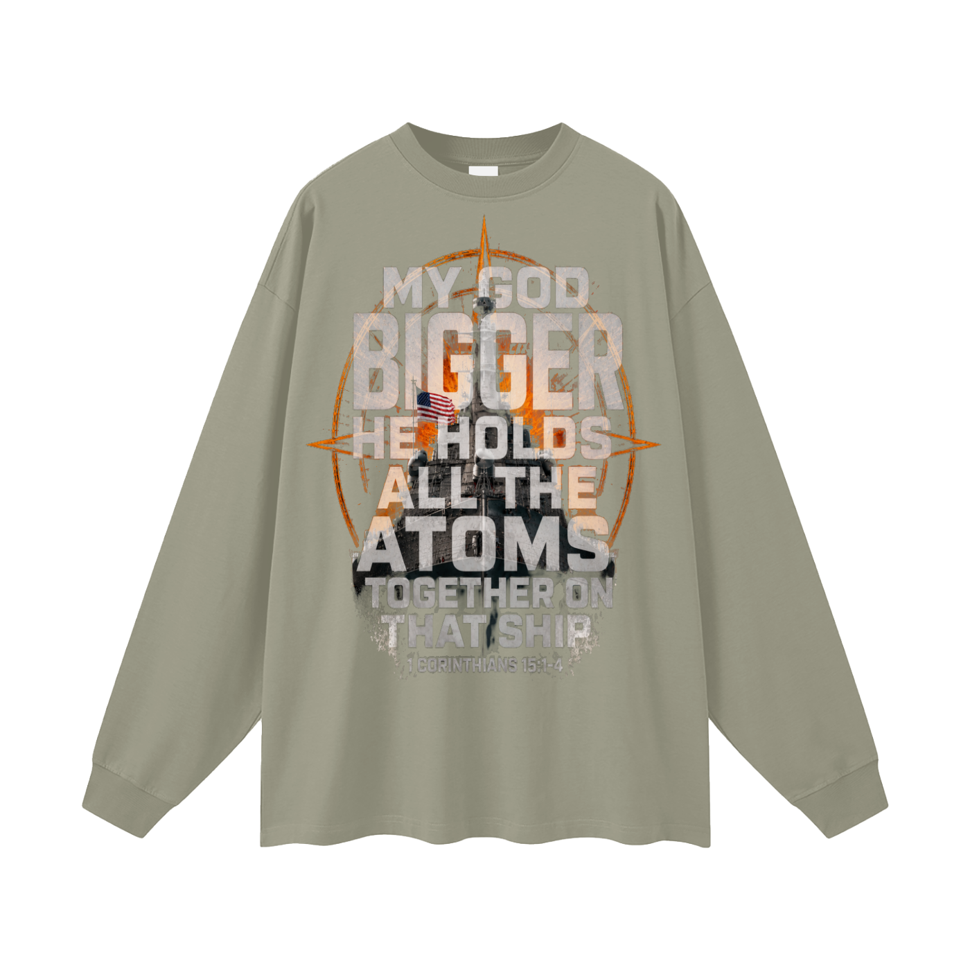 My God is Bigger Long Sleeve T-Shirt