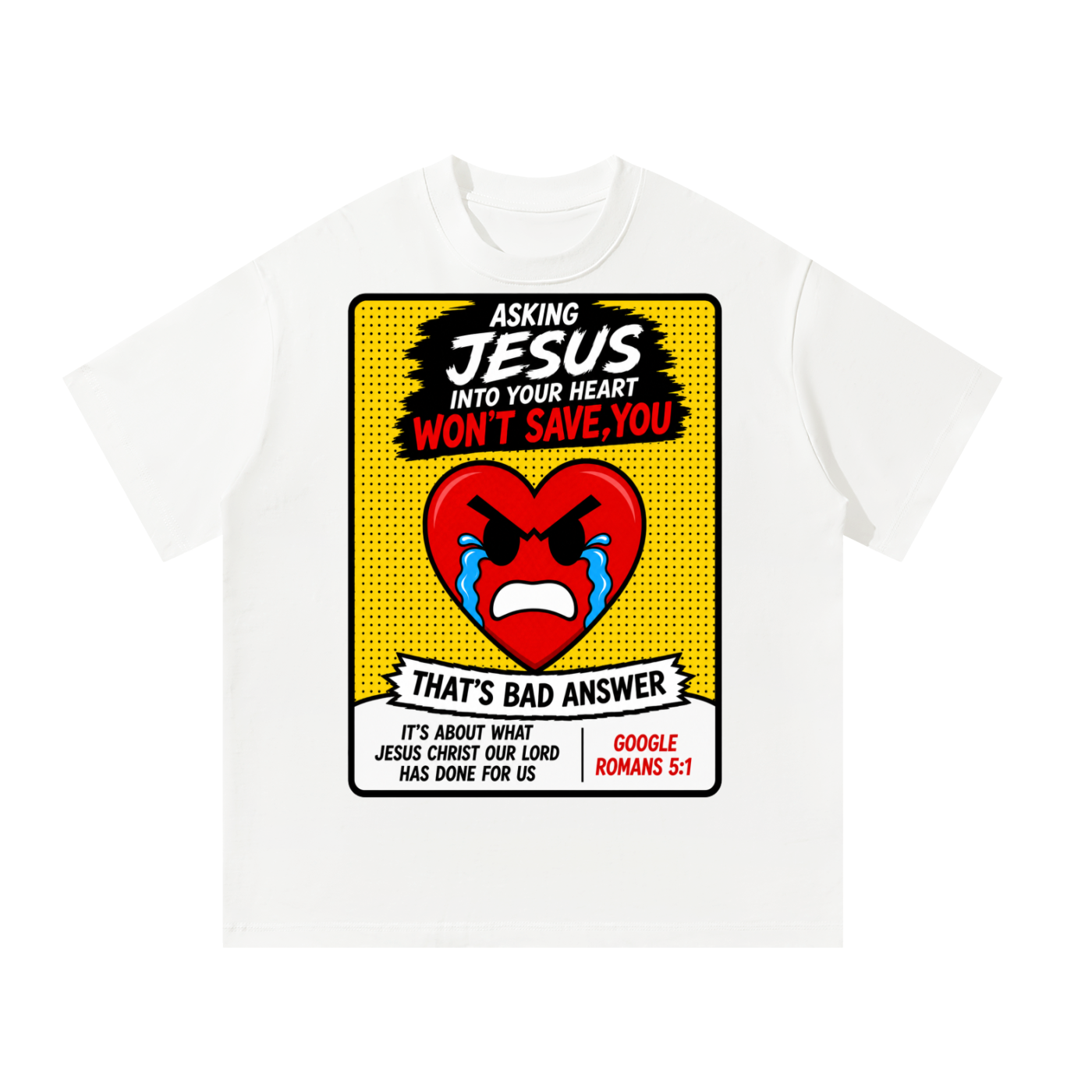 Asking Jesus into your heart wont save you T-Shirt