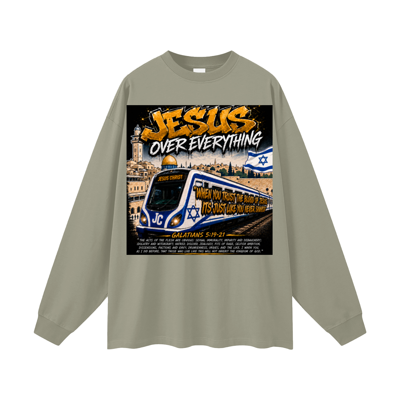 Jesus over everything Long Sleeve T-Shirt