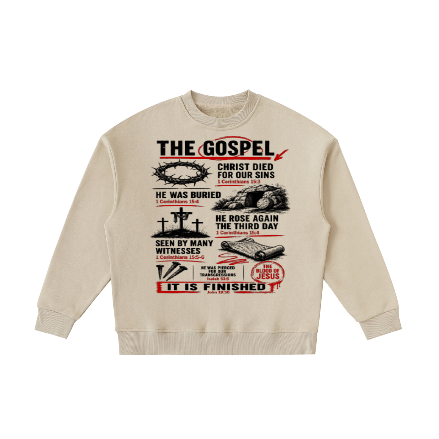 The gospel Kids' Crewneck Sweatshirt