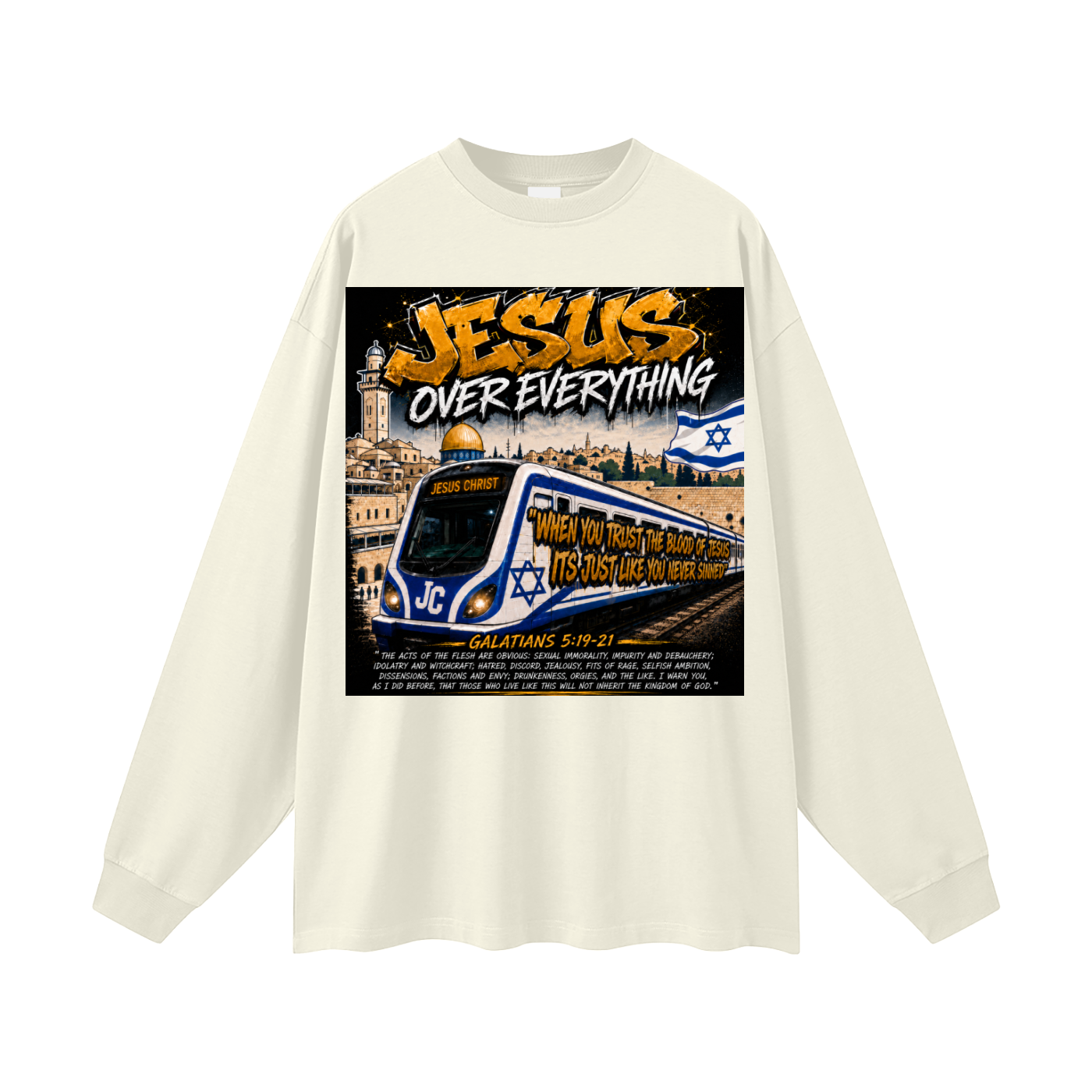 Jesus over everything Long Sleeve T-Shirt