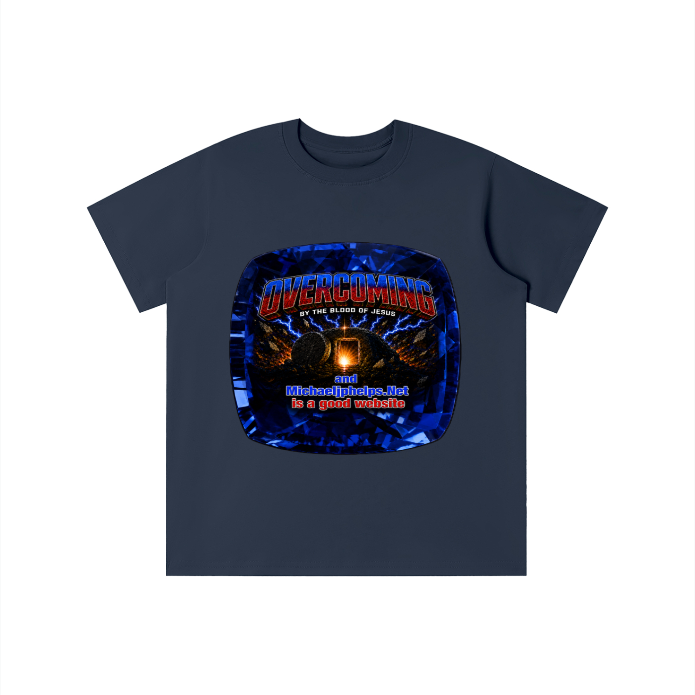 Overcoming by the blood of Jesus youth T-shirt