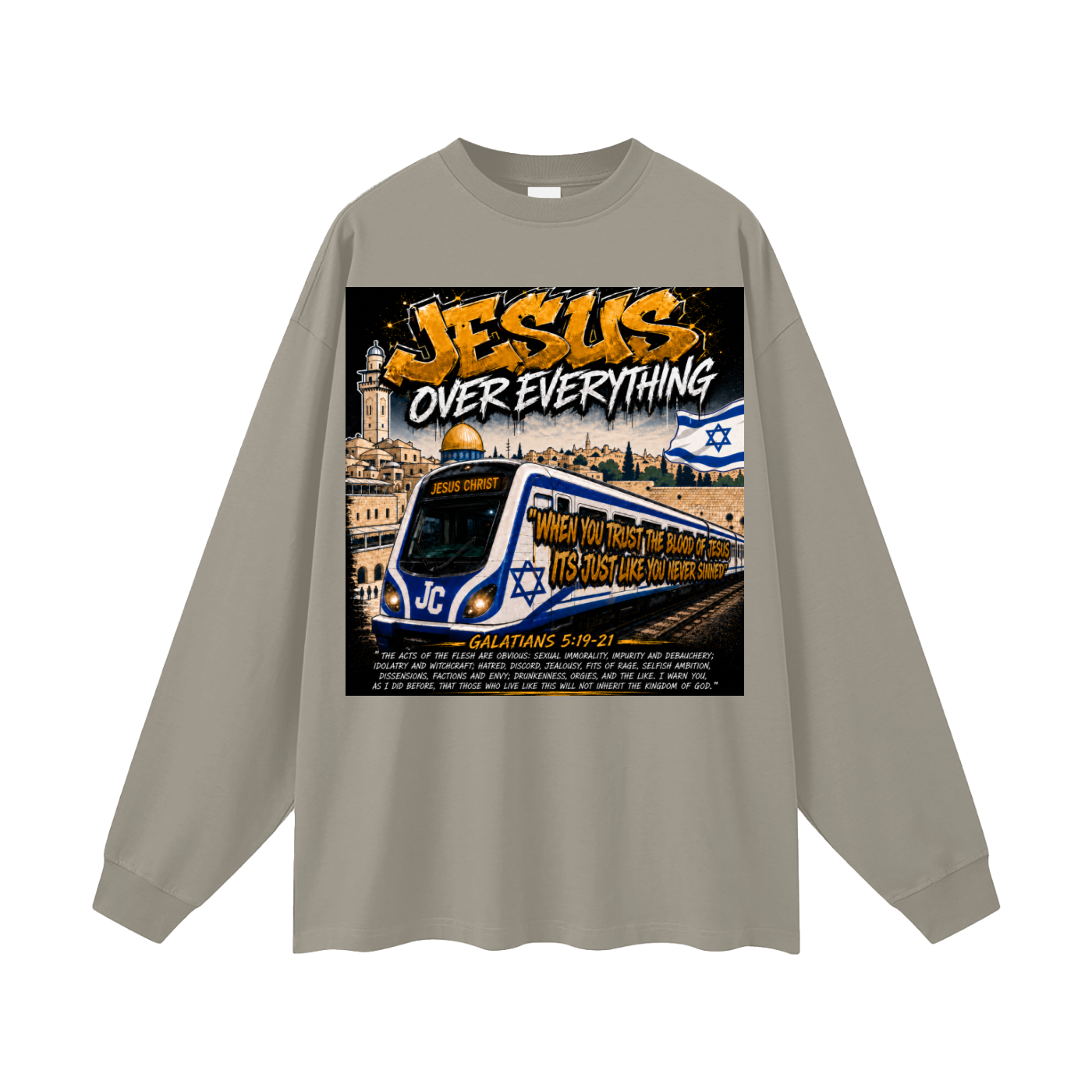 Jesus over everything Long Sleeve T-Shirt