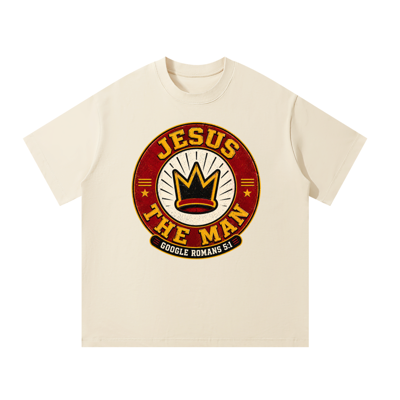 Jesus The Man Google Romans 5:1 T-Shirt