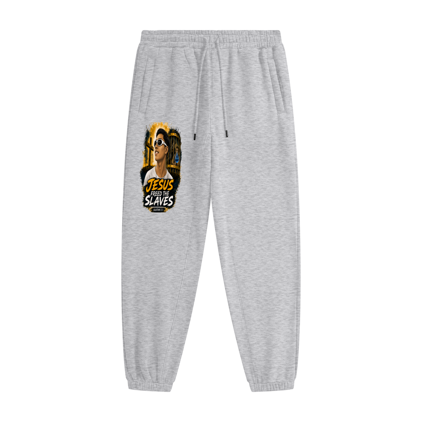 Jesus freed the slaves (Galatians 5:1) Joggers