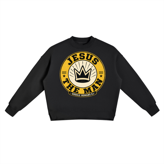 Jesus The Man (Google Romans 5:1) Sweatshirt
