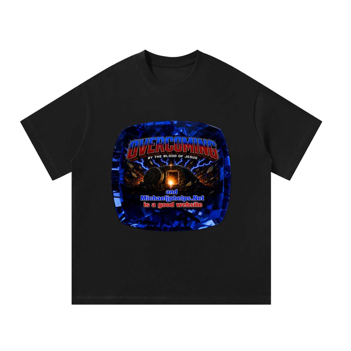 Overcoming by the blood of Jesus T-Shirt