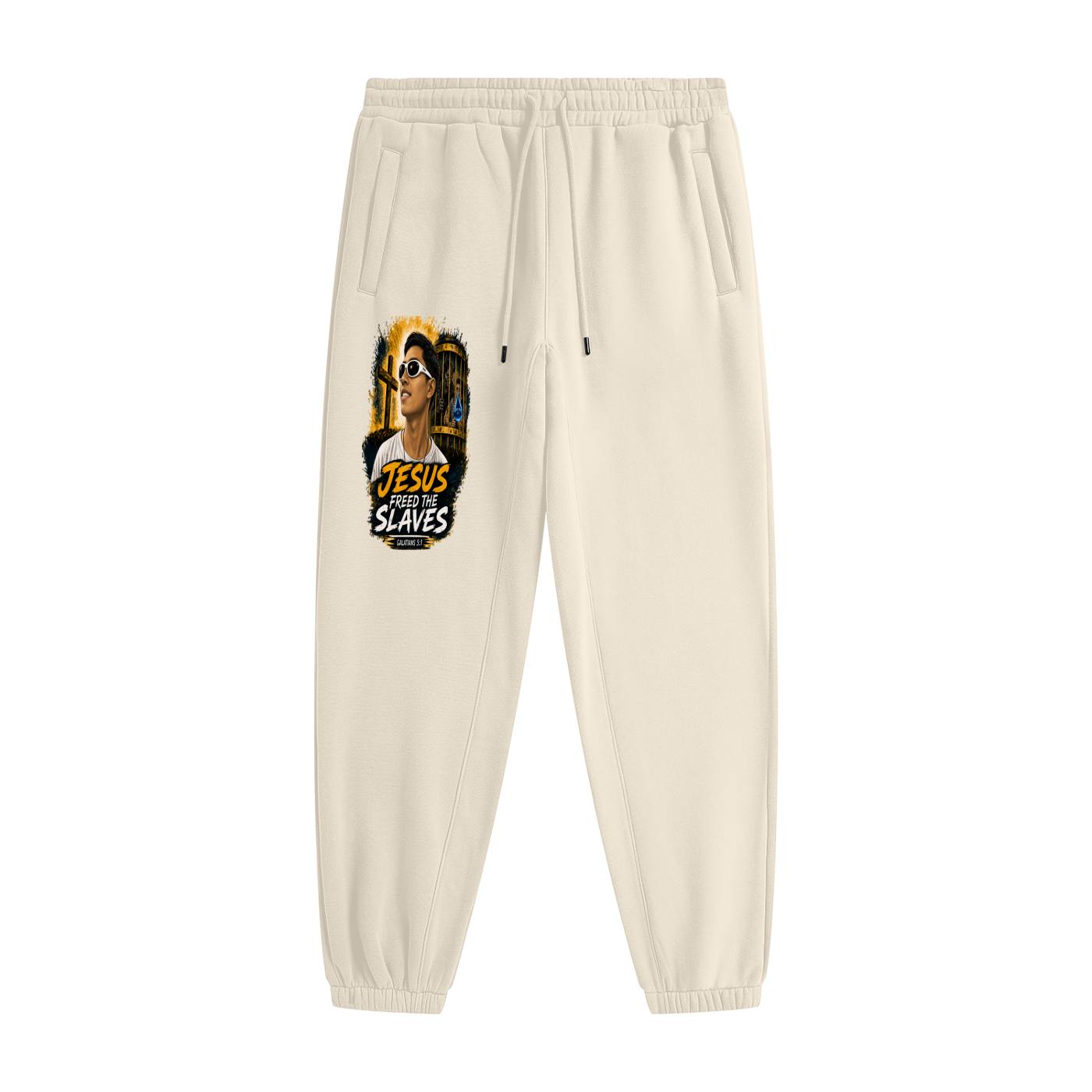 Jesus freed the slaves (Galatians 5:1) Joggers