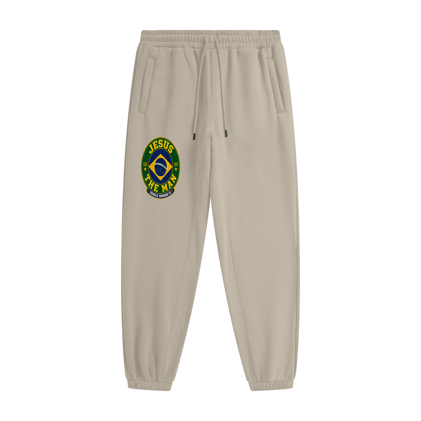 Jesus The Man google Romans 5:1 Brazil style joggers
