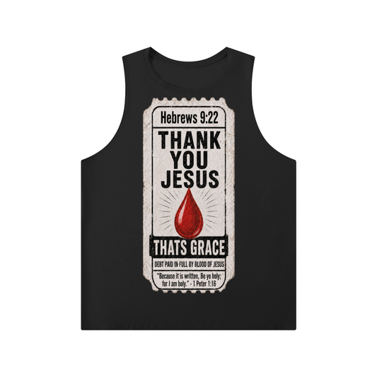 Men's Solid Color Crewneck Tank Top
