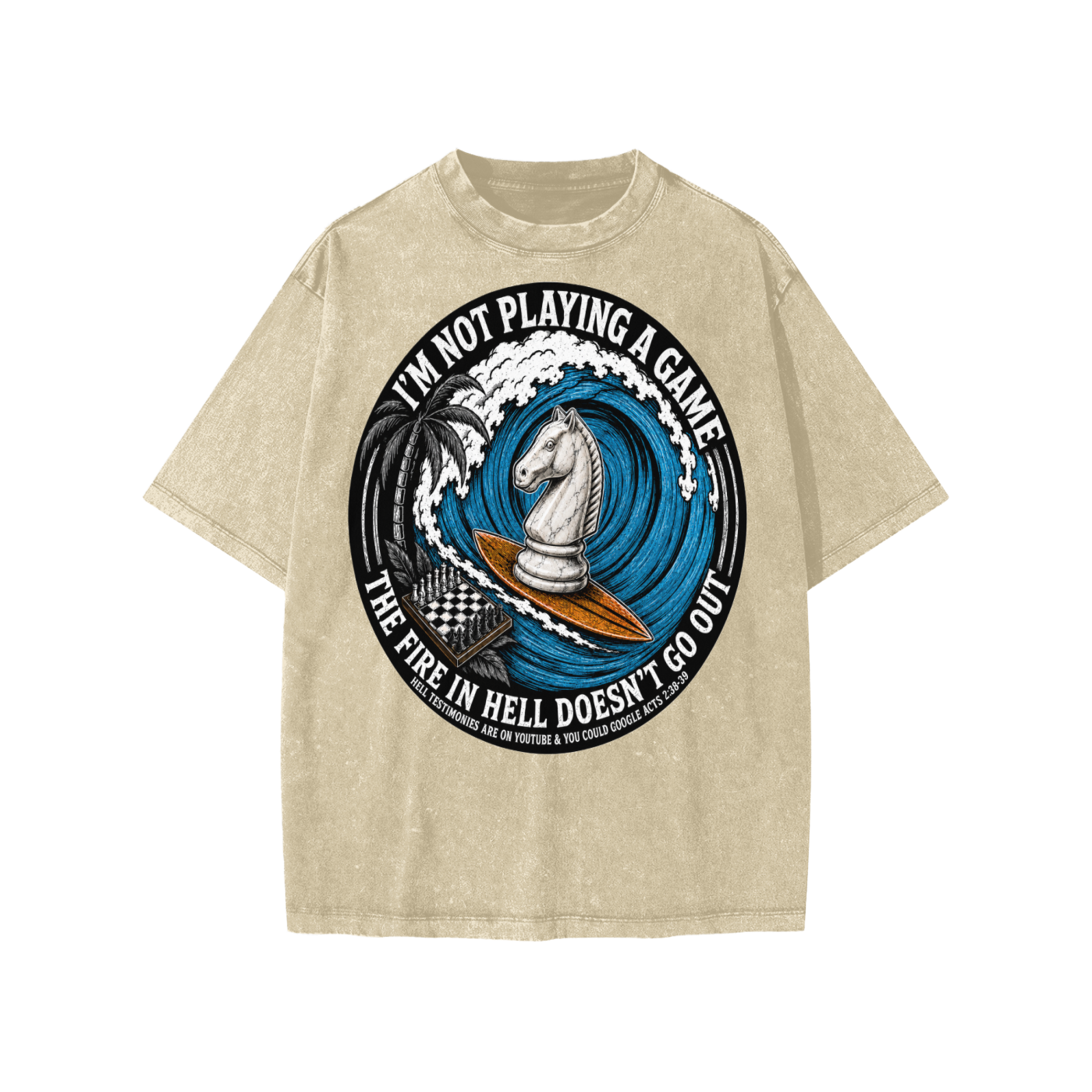 The fire in Hell doesnt go out Kids' T-Shirt