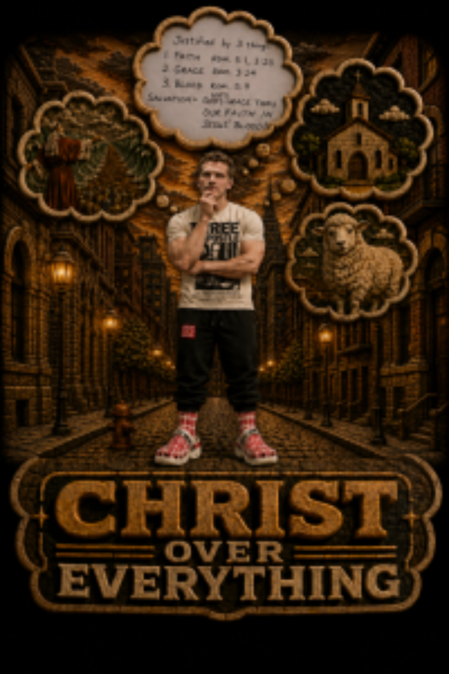 Chirst over everything  T-Shirt
