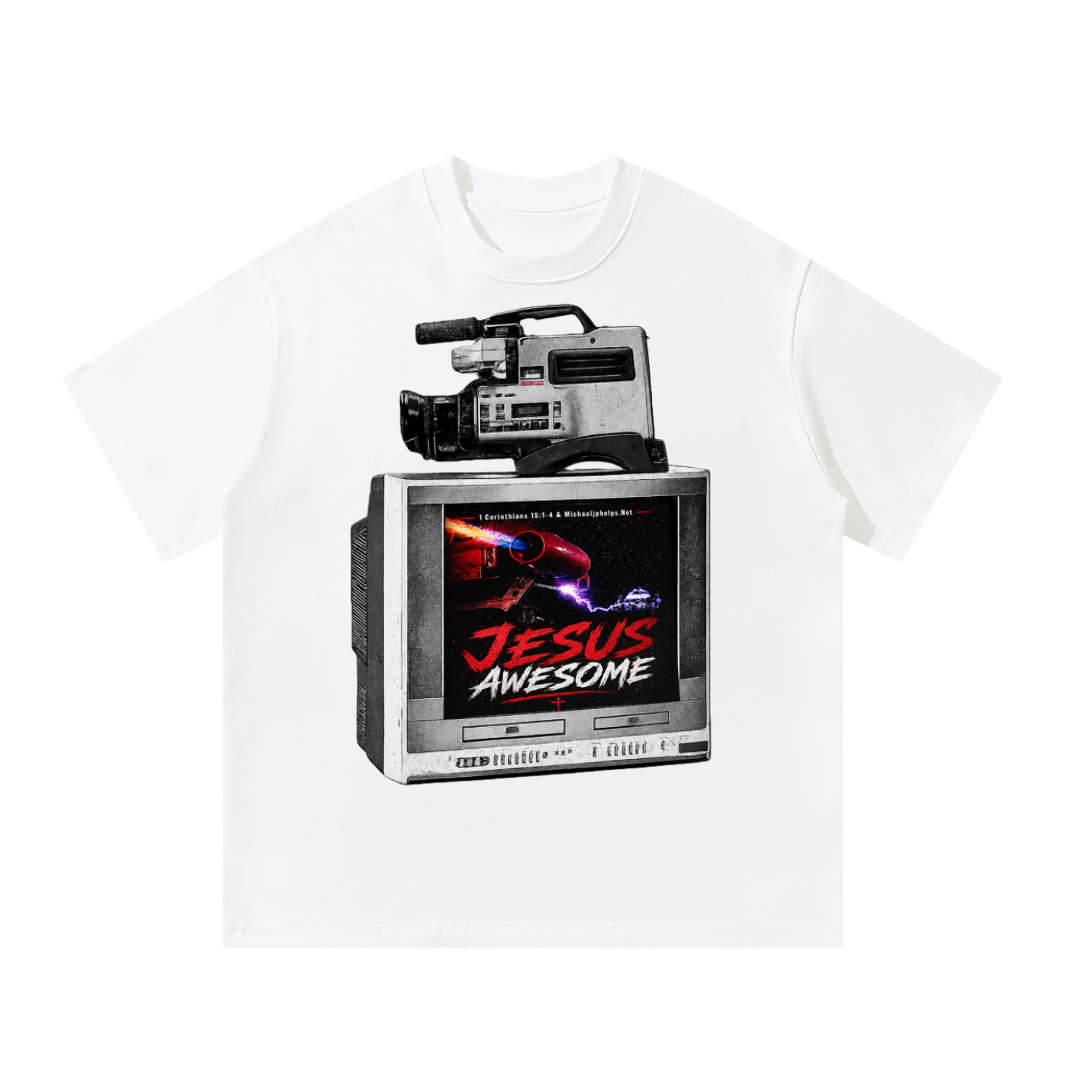 Jesus awesome On a TV T-Shirt