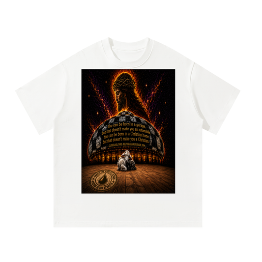 Billy Graham Quote on a Spaceship T-Shirt
