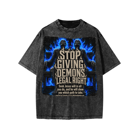 STOP giving demons legal right Kids' T-Shirt