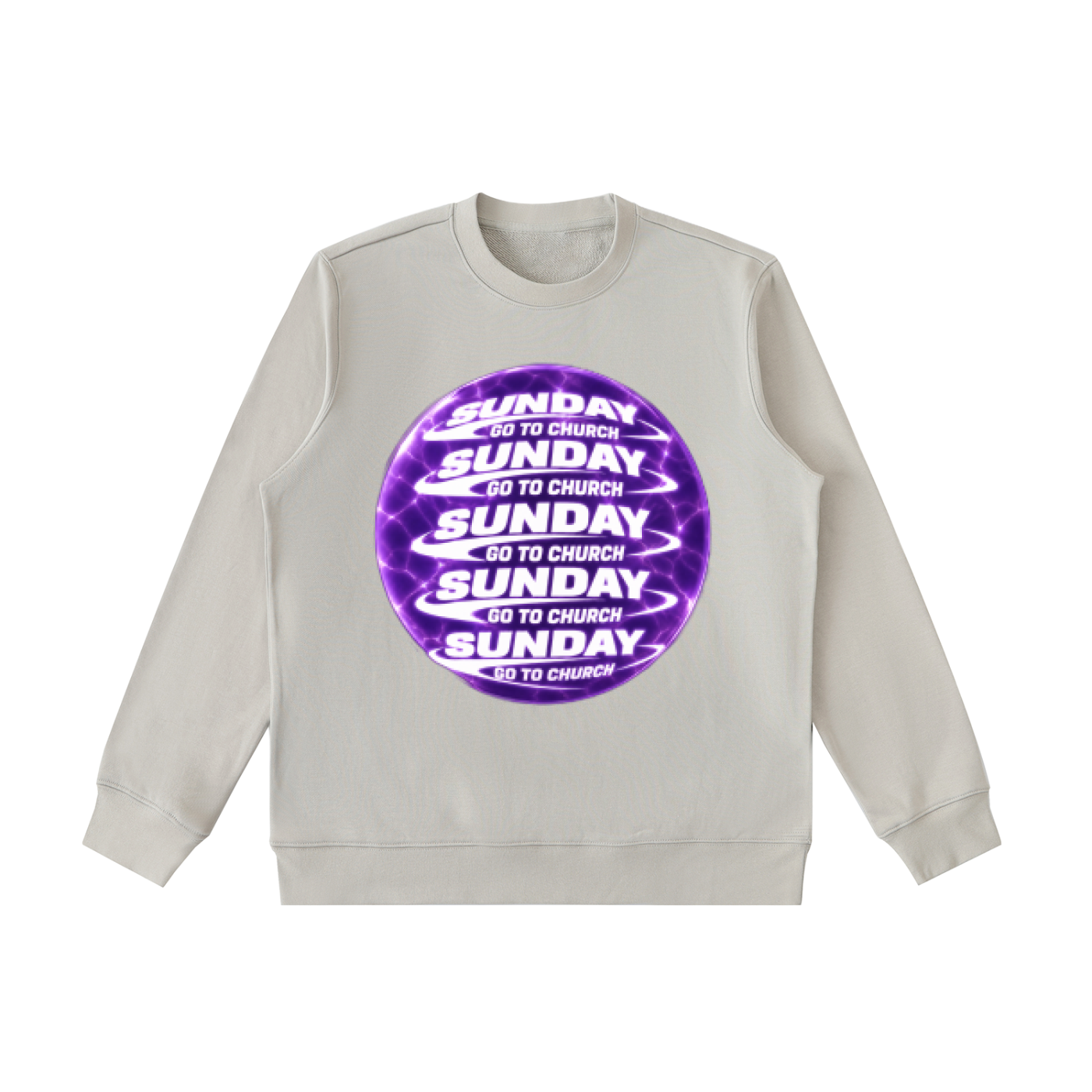 Go to church Sunday Crewneck  Sweatshirt