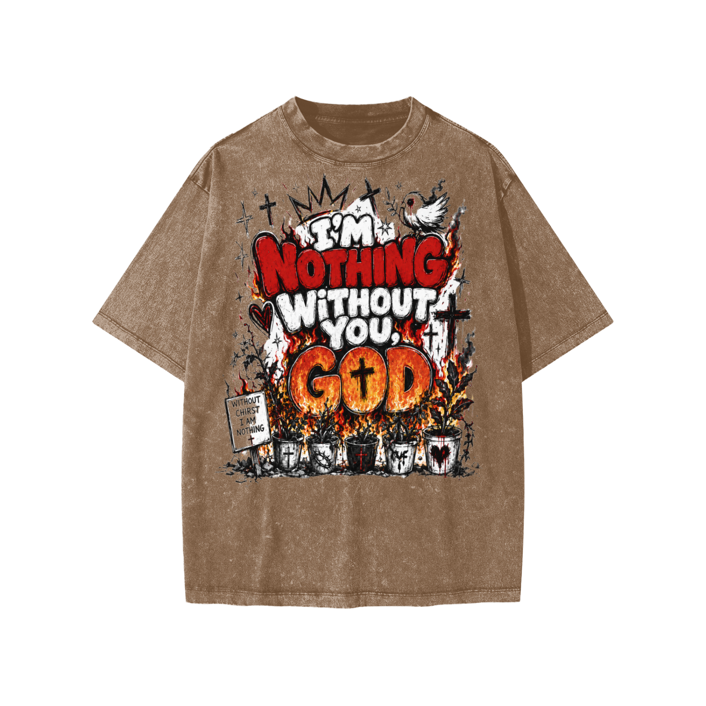 Im nothing without you God kids T-Shirt