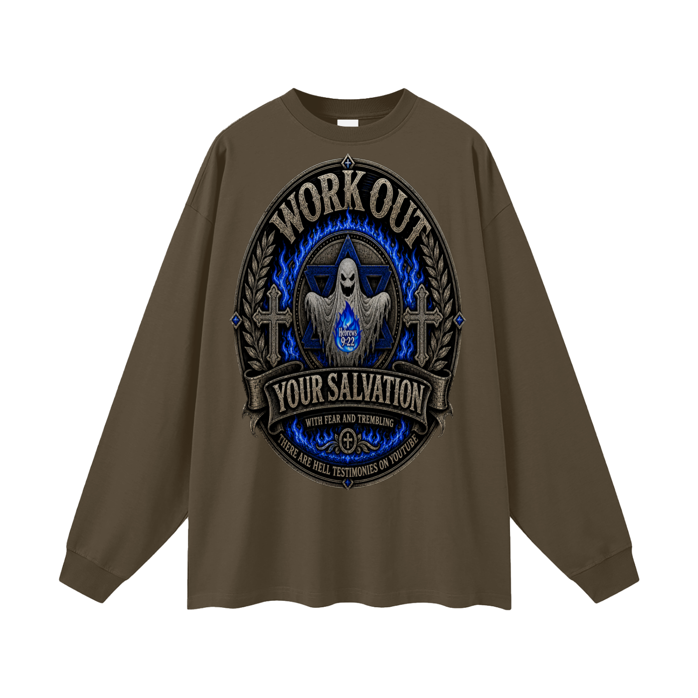 Hebrews 9:22 inspired Long Sleeve T-Shirt