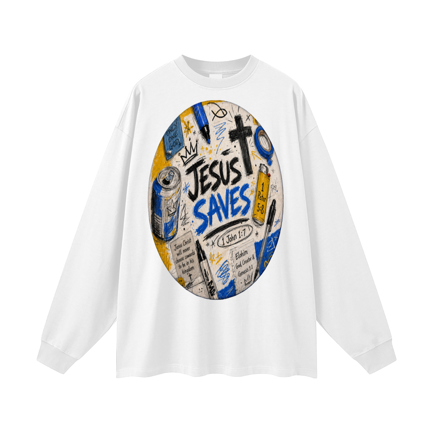 Jesus saves  Long Sleeve T-Shirt