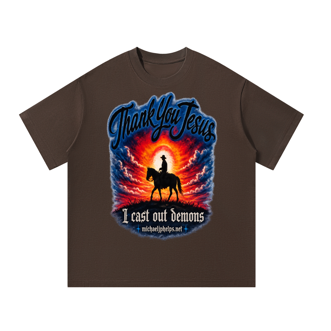 Thank You Jesus I cast out demons Michaeljphelps.Net T-Shirt