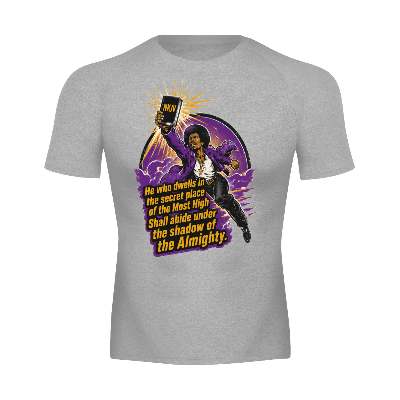 Psalms 91:1 Short Sleeve T-Shirt