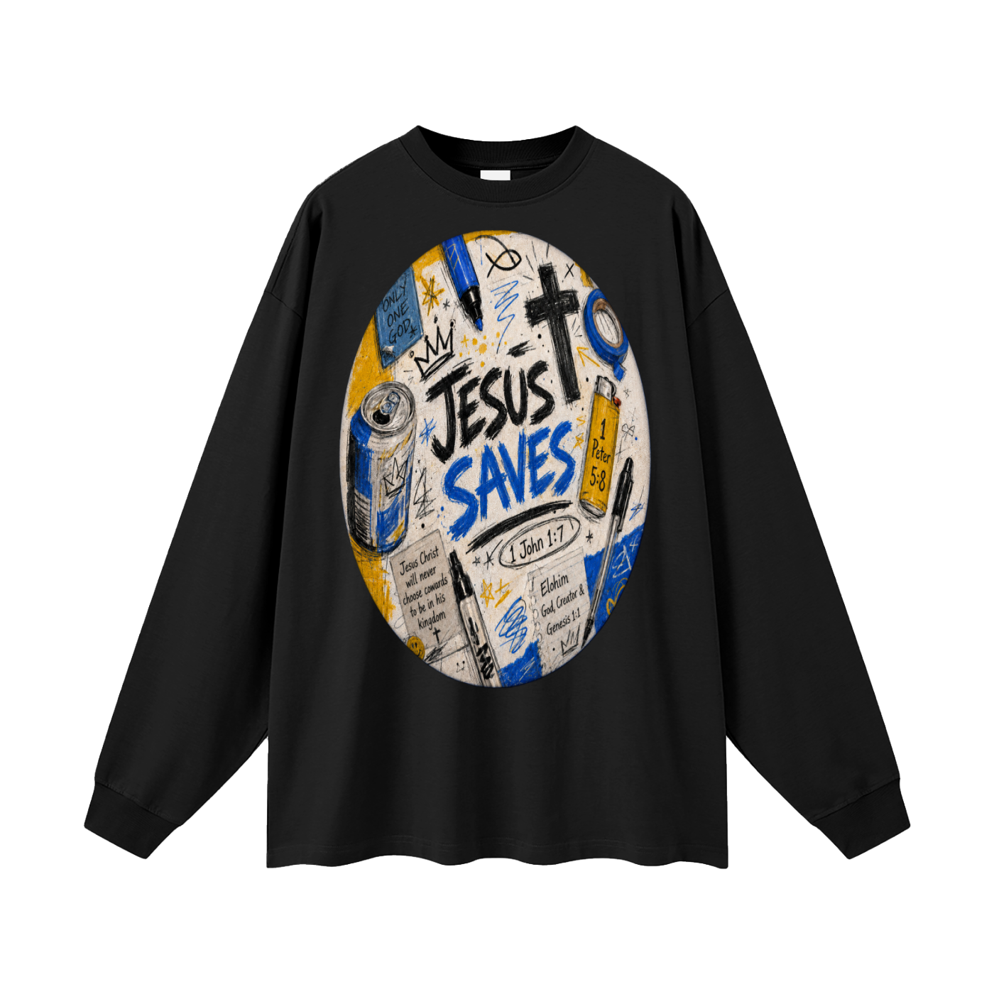 Jesus saves  Long Sleeve T-Shirt