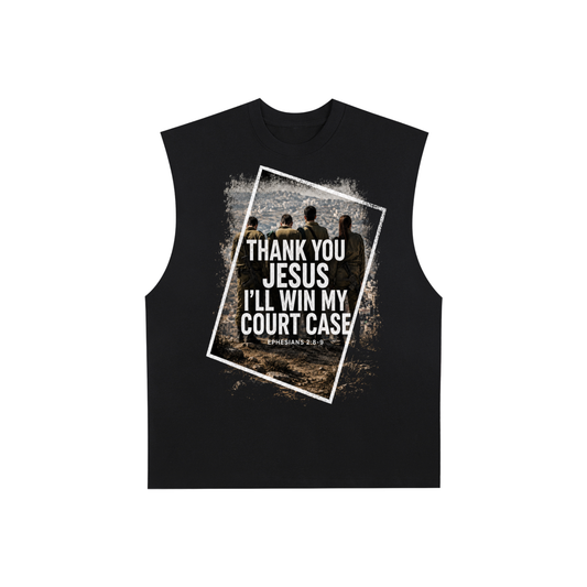 Thank you Jesus Ill win my court case Tank Top