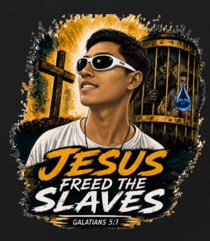 Jesus freed the slaves (Galatians 5:1) Joggers