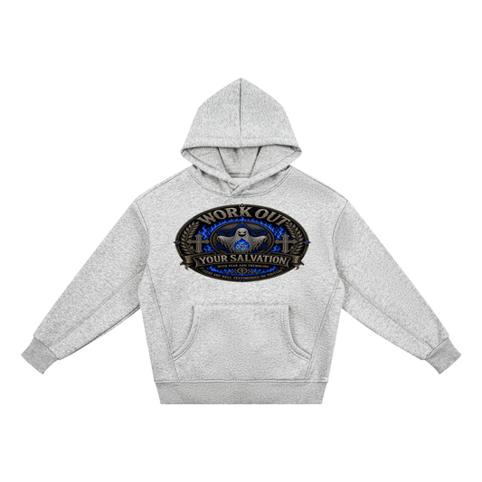 Workout salvation with fear and trembling Fleece youth Hoodie