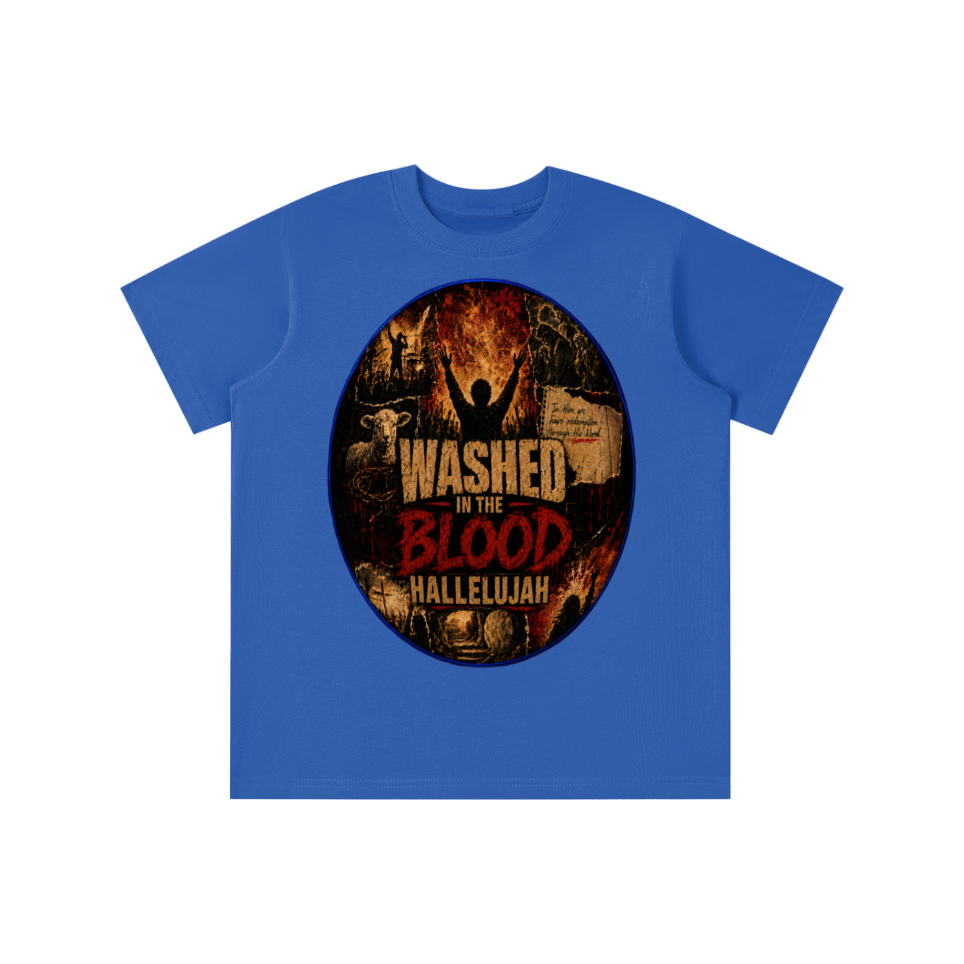 Washed in the blood of Jesus youth T-shirt
