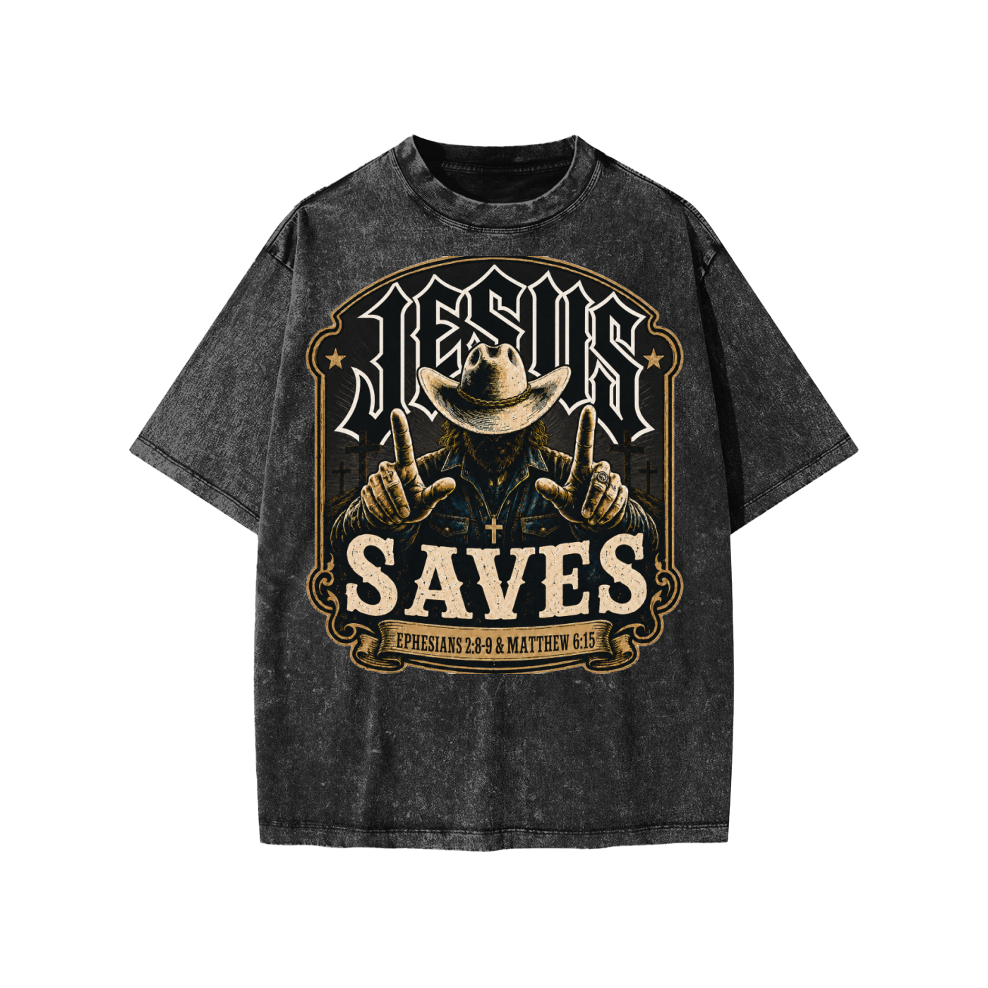 Jesus Saves Cowboy Kids' T-Shirt